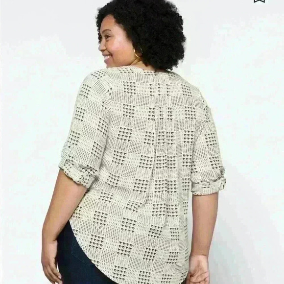 41 Hawthorn Katie High Low Hem Blouse 2X item 2G - Picture 2 of 8